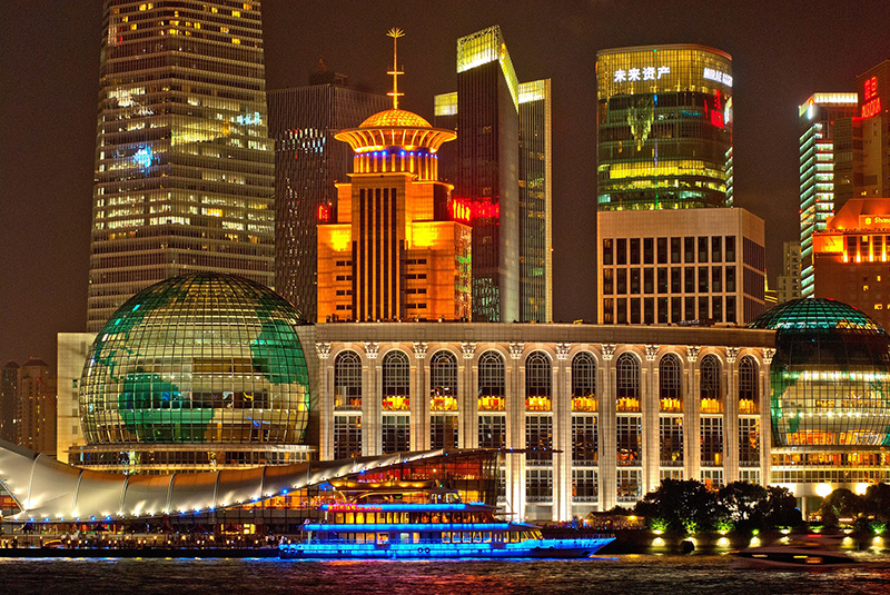 China and Shanghai 8-day tour at night